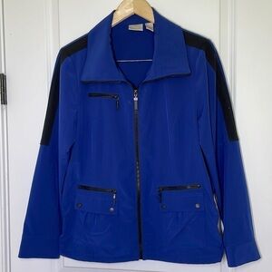 Chico’s Zenergy Women’s Lightweight Jacket Blue/Black M